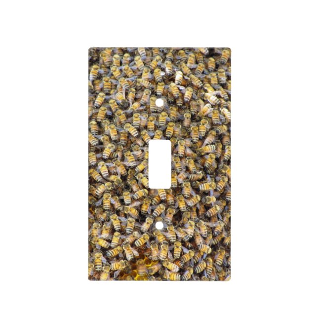 Honey Bee Light Switch Cover (Front)
