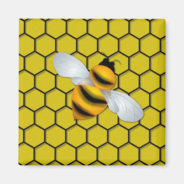 Honey Bee Magnet (Front)