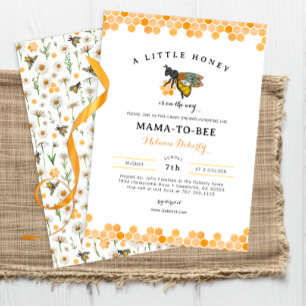 Honey Bee Mama to Bee Baby Shower Invitation
