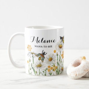 Honey Bee Mama to Bee Baby Shower Mug Bumblebee