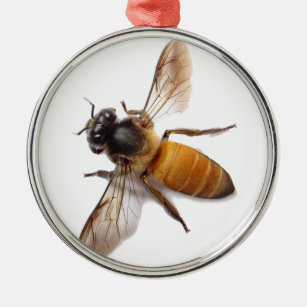 Honey Bee Metal Ornament