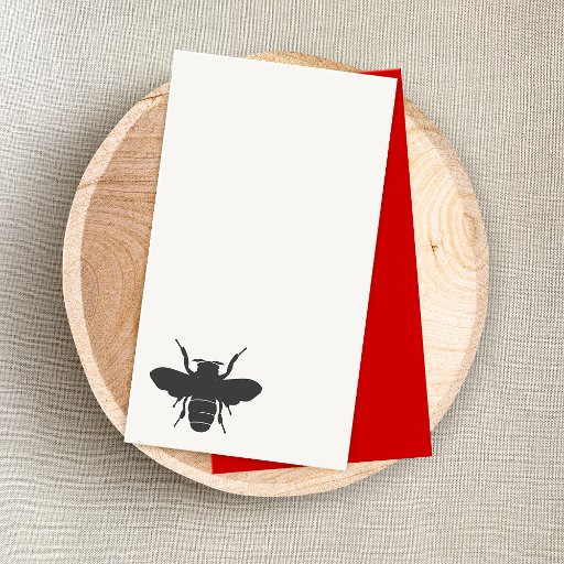 Customizable Minimalistic Bee Business Card