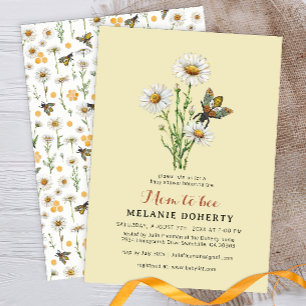 Honey Bee Mom to Bee Baby Shower Invitation Wild