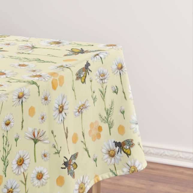 Honey Bee Mommy to Bee Baby Shower Tablecloth | Bu (In Situ)