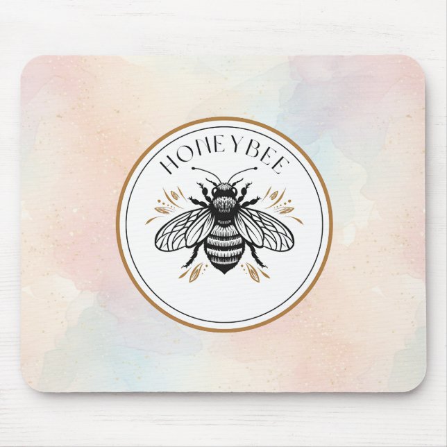 Honey Bee Mouse Pad (Front)