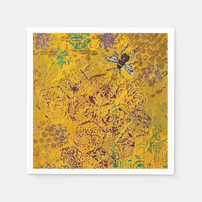 Honey Bee Napkins (Front)