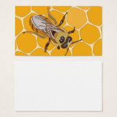 Honey Bee on Honeycomb (Front & Back)
