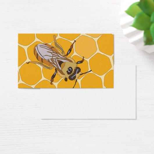 Honey Bee on Honeycomb (Desk)