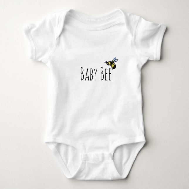 Honey Bee  Onsie Baby Bodysuit (Front)