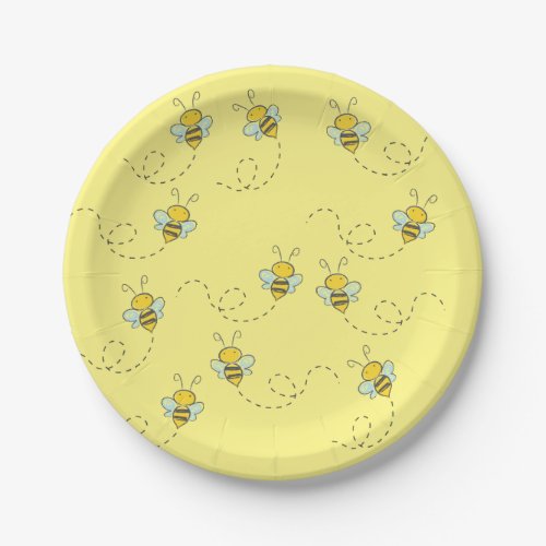 Honey Bee Paper Plates