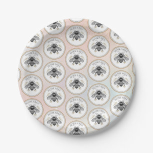 Honey Bee Paper Plates