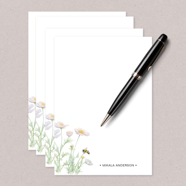 Honey Bee Personalized note card (Creator Uploaded)