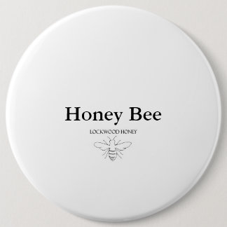 Honey Bee Pinback Button