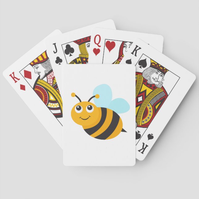 honey bee poker cards (Back)