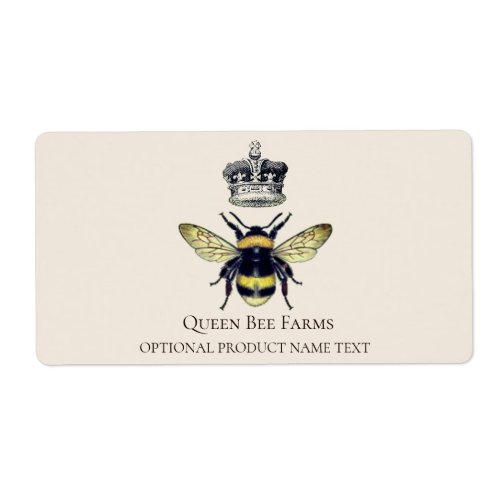 Honey Bee Products Apiary Label