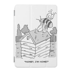 Honey Bee Returns to its Beehive. Funny iPad Mini Cover