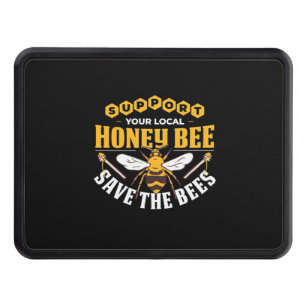 Honey Bee Save The Bees Hitch Cover