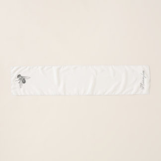 Honey Bee Scarf Custom Bee Gifts Insect Art Scarf