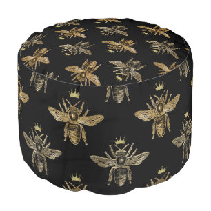 Honey Bee Series Design 16  Pouf