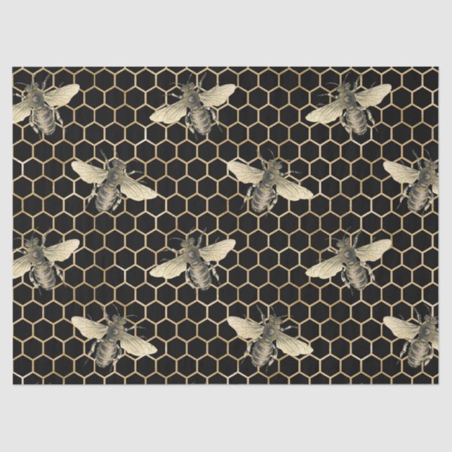 Honey Bee Series Design 8 Tissue Paper (Front)