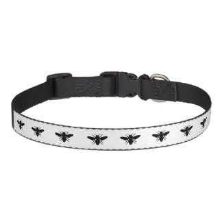 Honey Bee Silhouette Pet Collar