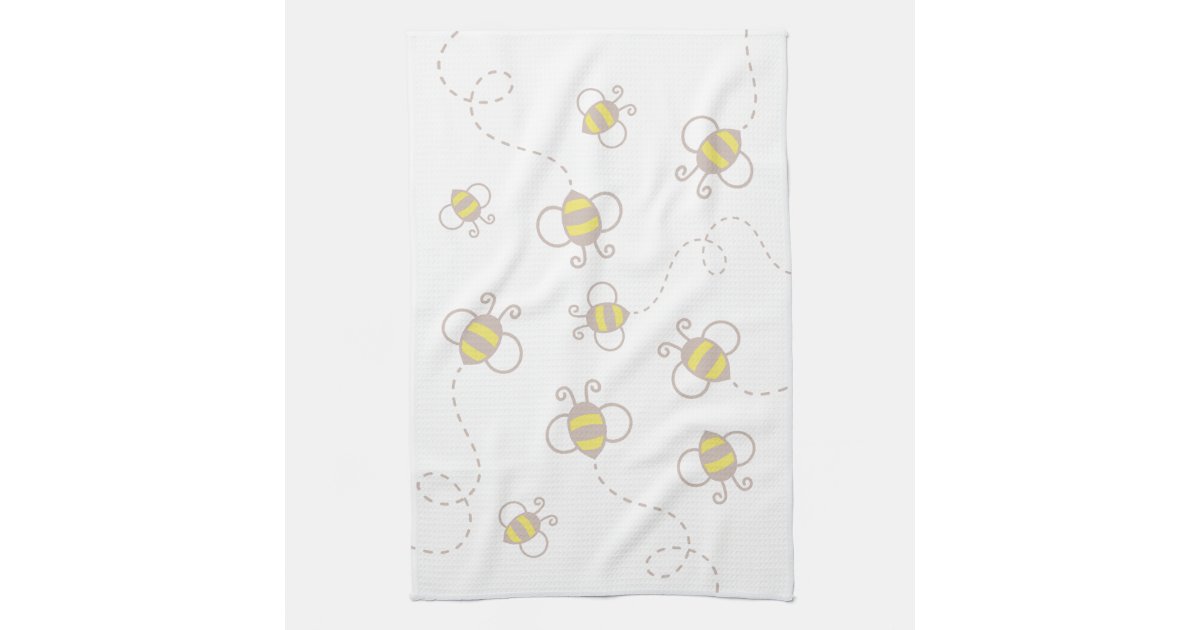 Bee Kitchen Towel Farmhouse Bee Decor Bee Home Decor Spring 