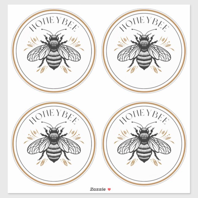 Honey Bee Sticker (Sheet)