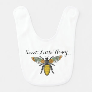 Honey Bee Sweet Little Honey Baby Bib   Bumblebee 