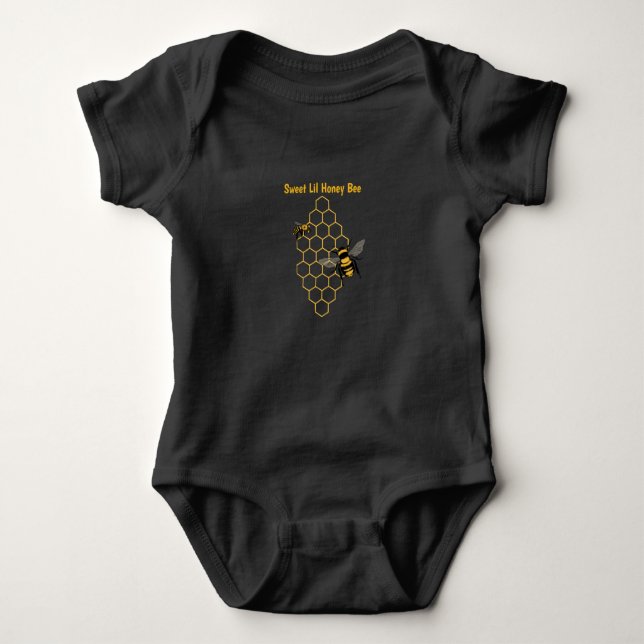 Honey bee T-Shirt Baby Bodysuit (Front)