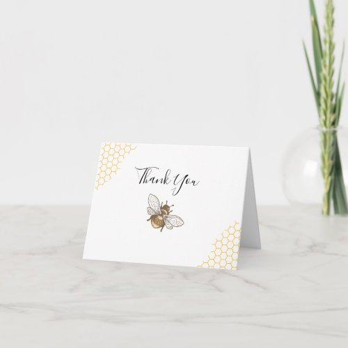 Honey Bee thank you Card