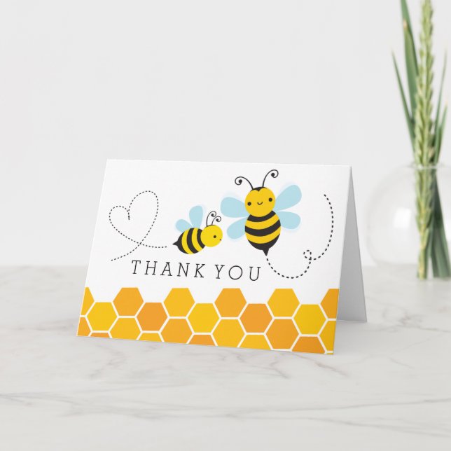 Honey Bee Thank You Card (Front)