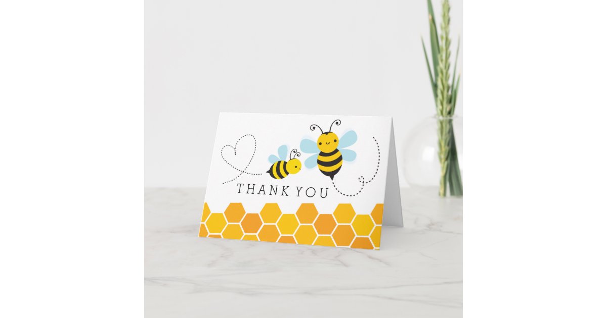 Honey Bee Thank You Card | Zazzle