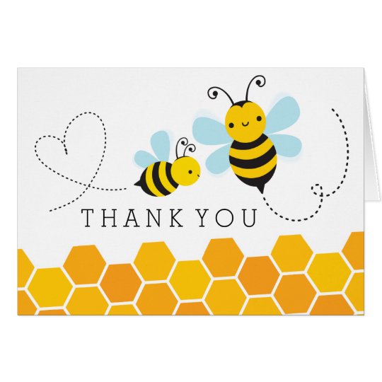 Honey Bee Thank You Card