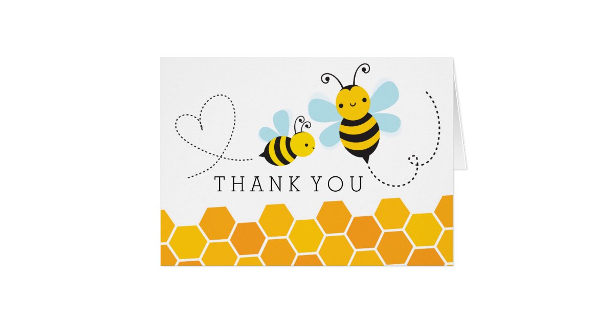 Honey Bee Thank You Card | Zazzle.com