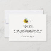 Honey Bee Theme Baby Shower Thank You Cards | Zazzle