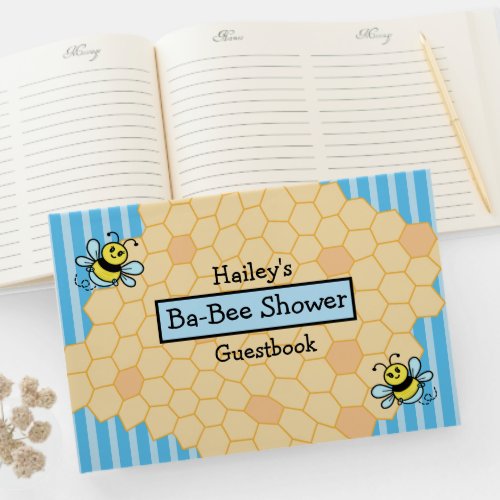 Honey Bee Themed Baby Shower  Guest Book
