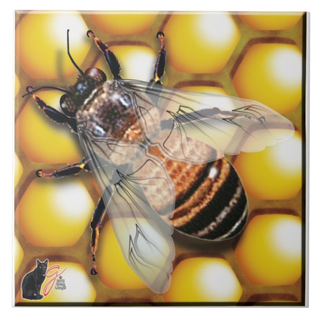 Honey Bee Tile (Front)