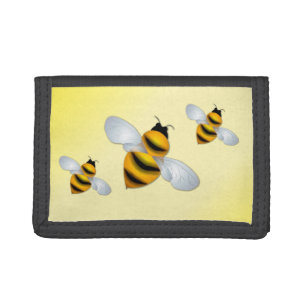 Honey Bee Tri-fold Wallet