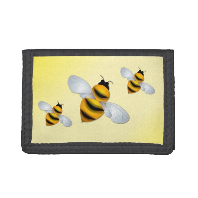 Honey Bee Tri-fold Wallet (Front)