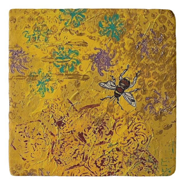 Honey Bee Trivet (Front)