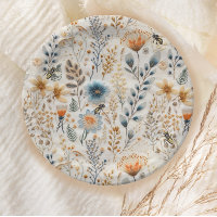 Honey Bee vintage blue floral baby shower