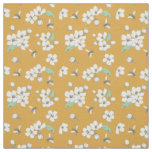 Honey Bee Vintage Floral Light Amber Fabric