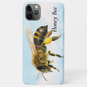 Honey Bee Watercolor Painting iPhone / iPad case