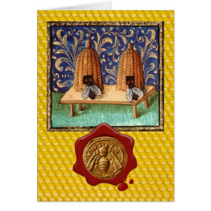HONEY BEE WAX SEAL ,BEEKEEPER /beekeeping supplies Cards