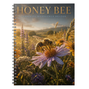Honey Bee Wildflower Meadow ANIMALS Notebook
