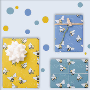 Honey Bee Wrapping Paper All Occasion Wrapping Paper 