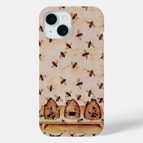 HONEY BEES AND BEE HIVES BEEKEEPER iPhone 15 CASE