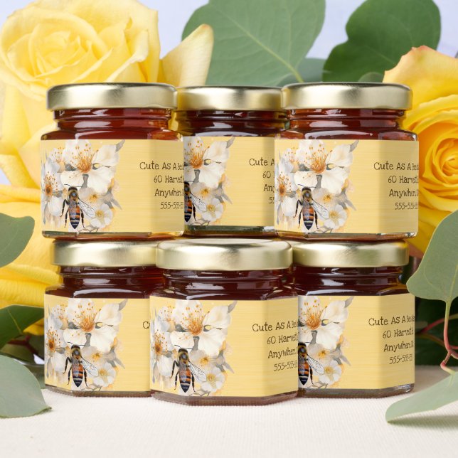 Honey Bees Apiary  Honey Jar Favors (Insitu)