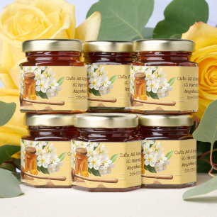 Honey Bees Apiary Honey Jar Favors