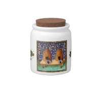HONEY BEES , BEEKEEPER CANDY JAR